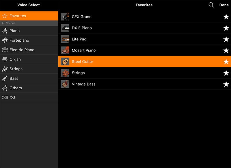 Choose from a variety of voices